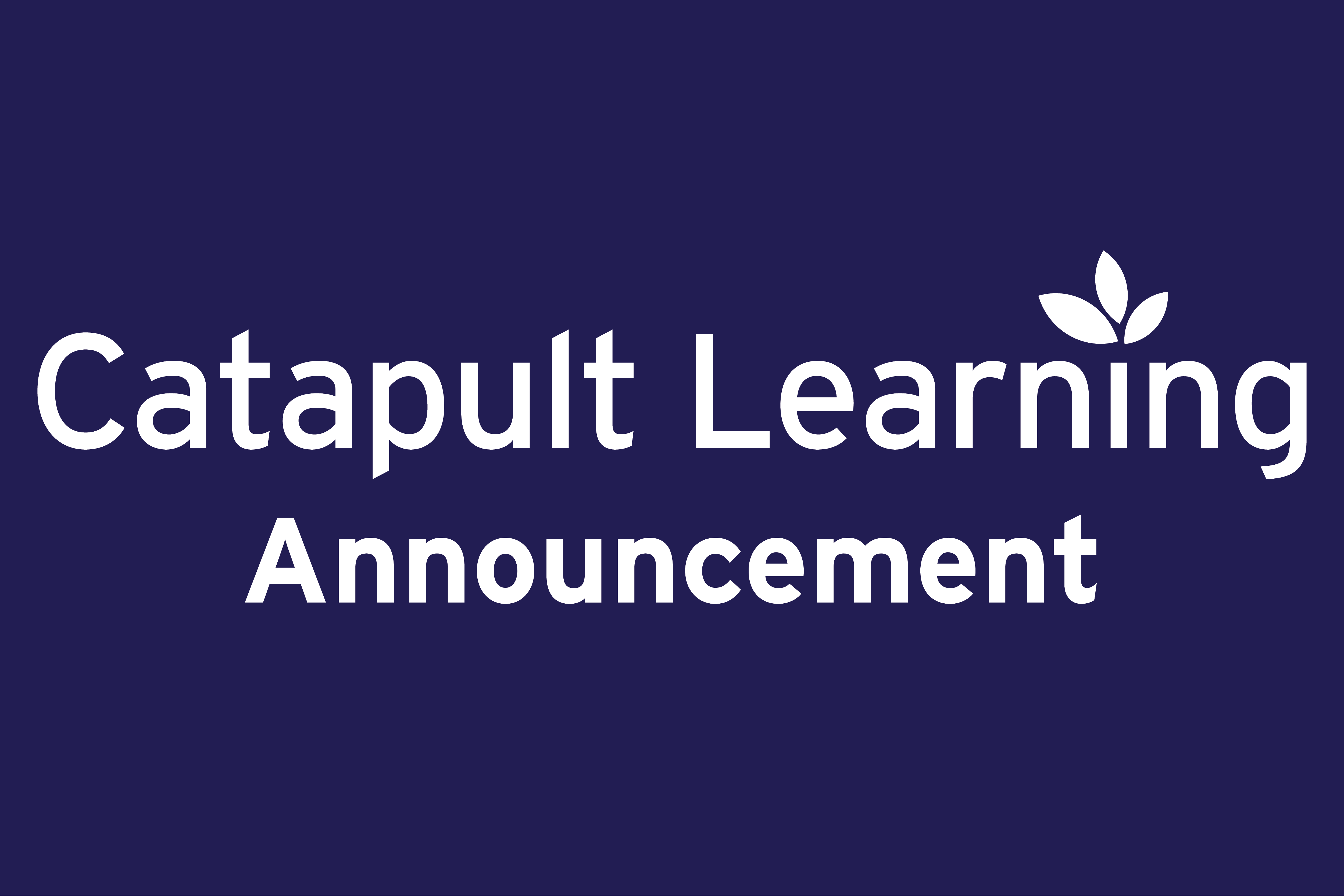Catapult Learning Announcement